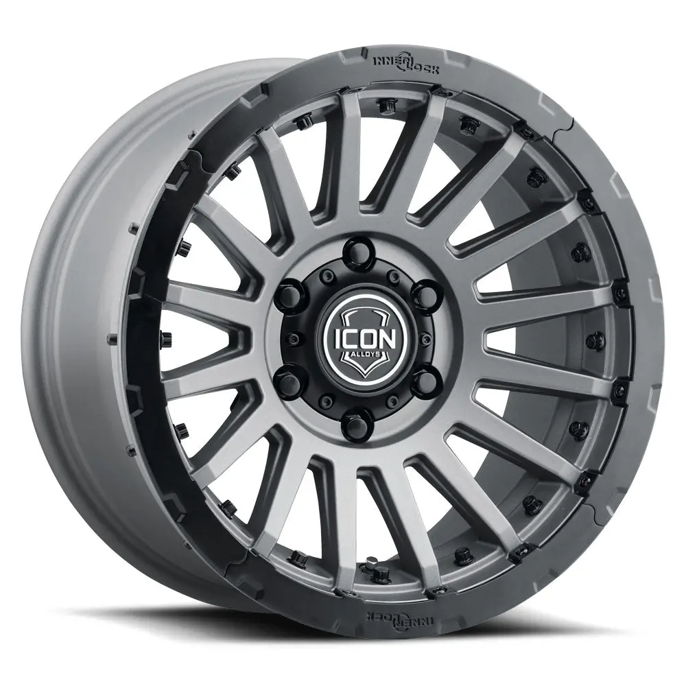 Icon Alloys Recon Pro Charcoal 17 X 8.5 / 6 X 135 6Mm Offset 5" Bs 1