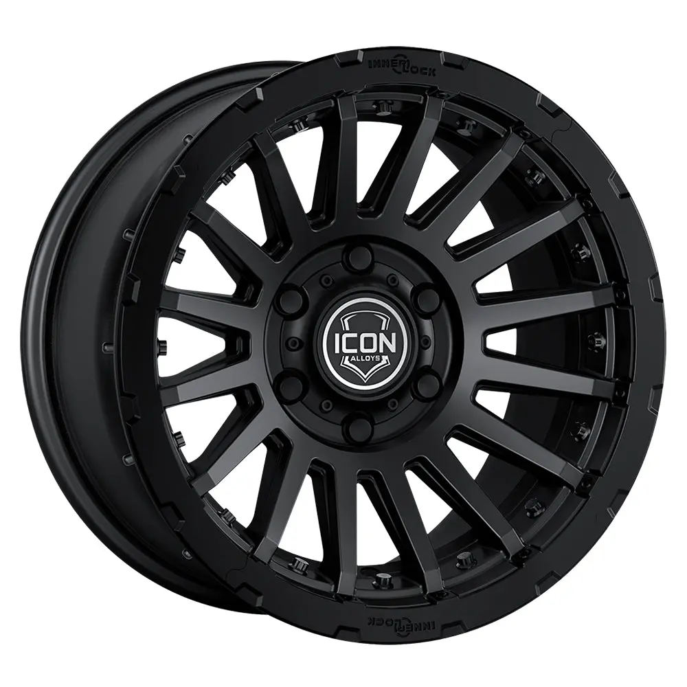 Icon Alloys Recon Pro Satin Black 17 X 8.5 / 5 X 5 -6Mm Offset 4.5" Bs 1