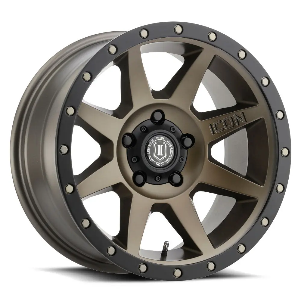 Icon Alloys Rebound Bronze - 17 X 8.5 / 5 X 4.5 / 0Mm / 4.75" Bs 1