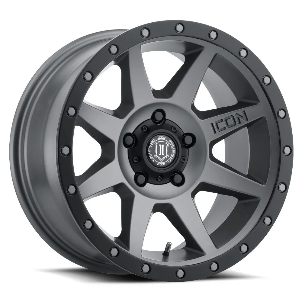 Icon Alloys Rebound Titantium - 17 X 8.5 / 5 X 5.5 / 0Mm / 4.75" Bs 1