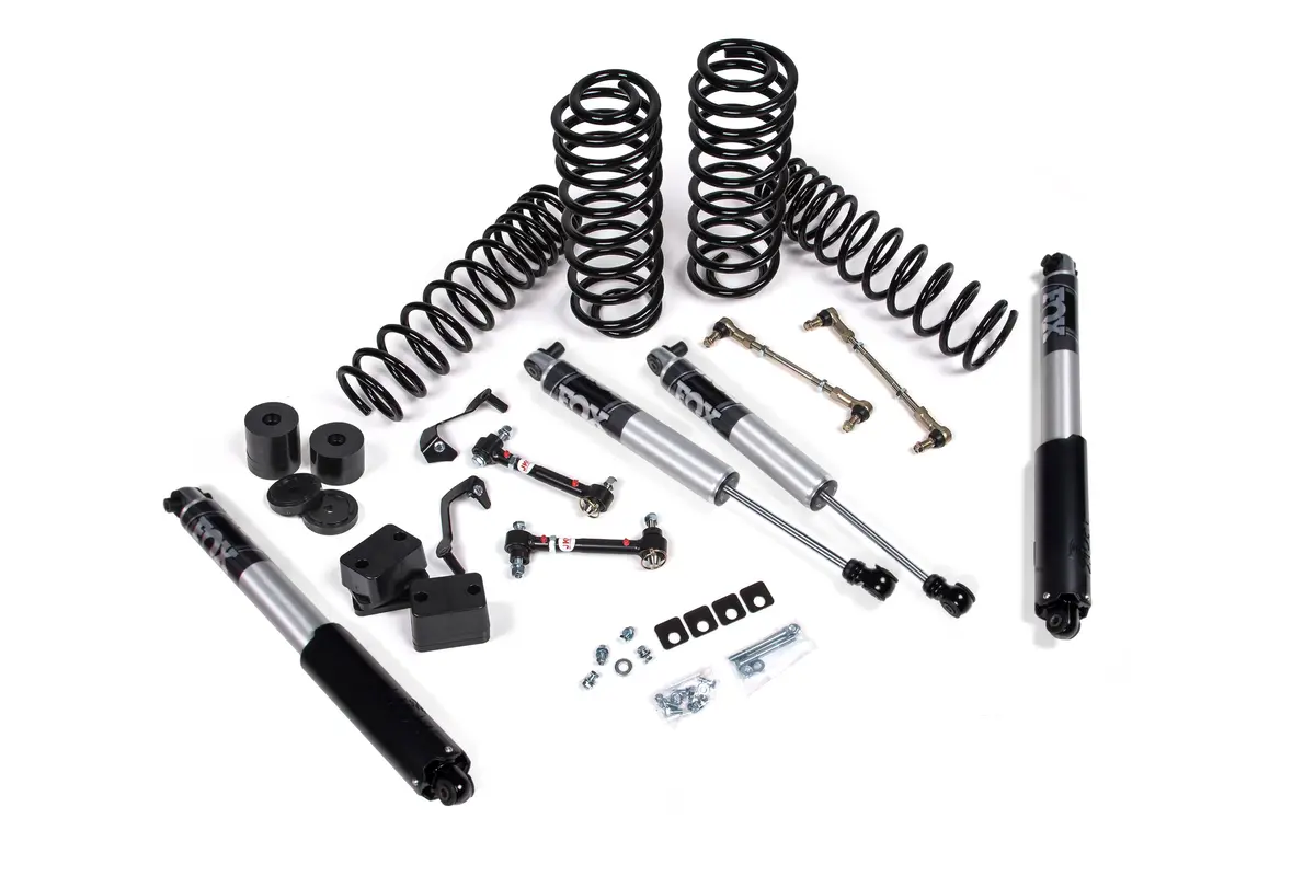 J-Spec 1.5" Lift Kit | Front J-Link | Fox 2.5 Performance Shocks 1