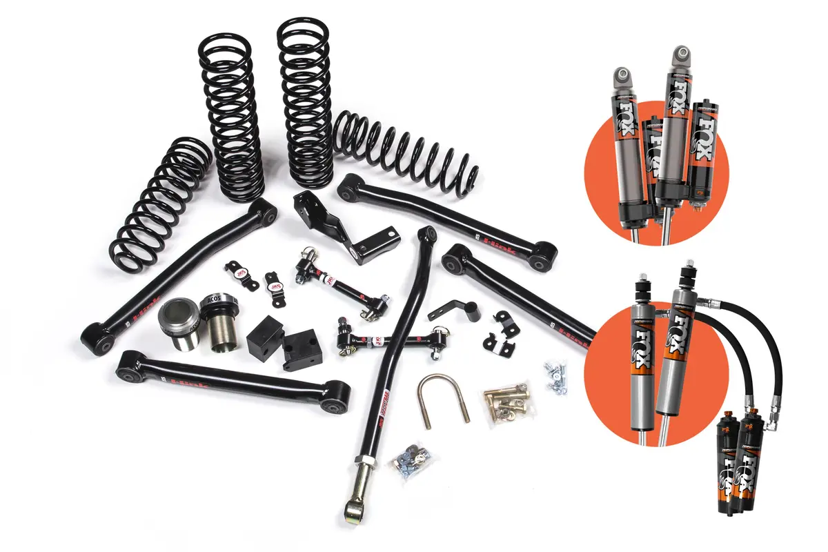 J-Lander 3.5" Lift Kit | Fox Performance Elite Shocks 1