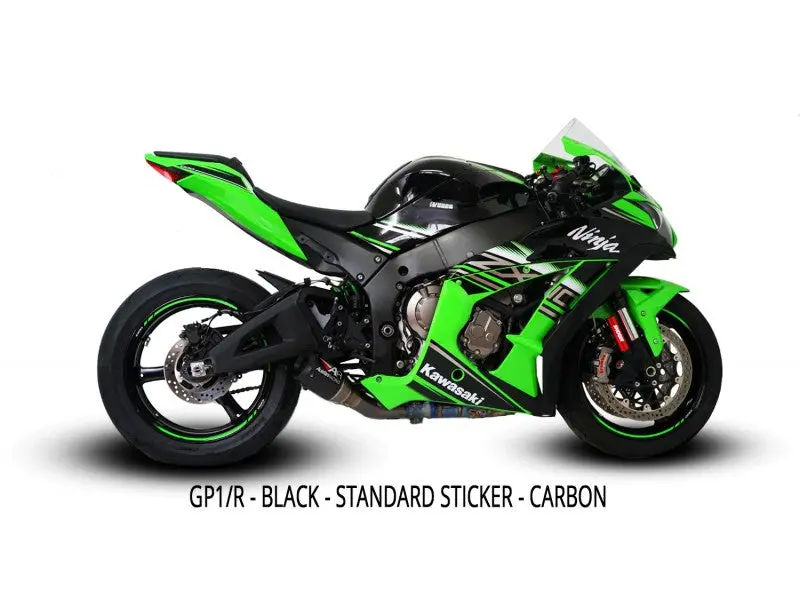 Austin Racing Gp3 Low-Mount De-Cat Exhaust With Gp1R Muffler For Kawasaki Ninja Zx-10R (2010–2019) 1