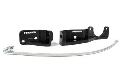 Perrin 15-21 Subaru Impreza/Wrx/Sti Pitch Stop Mount & Firewall Brace - Black 1