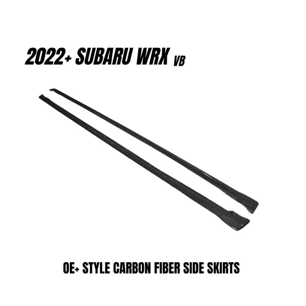 Jdmuscle Tanso Oe+ Style Carbon Fiber Side Skirts For 2022+ Subaru Wrx 1