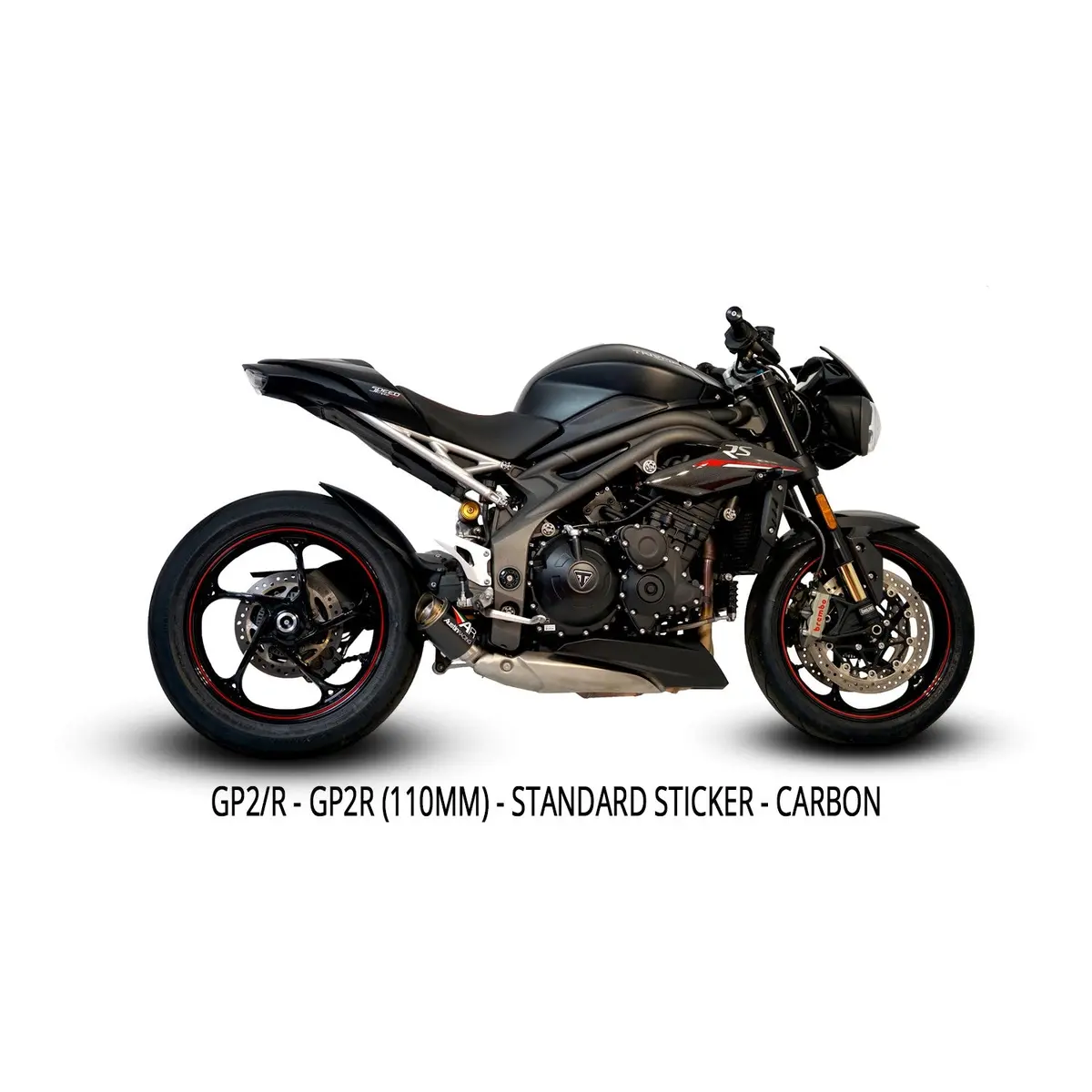 Austin Racing Gp3 V3 Slip-On Exhaust System For 2015–2020 Triumph Speed Triple 1050 1