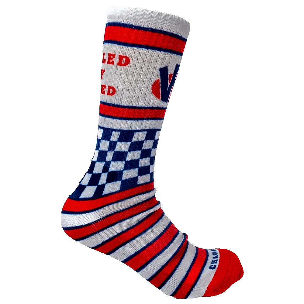 Chasing Checkers Sock 1