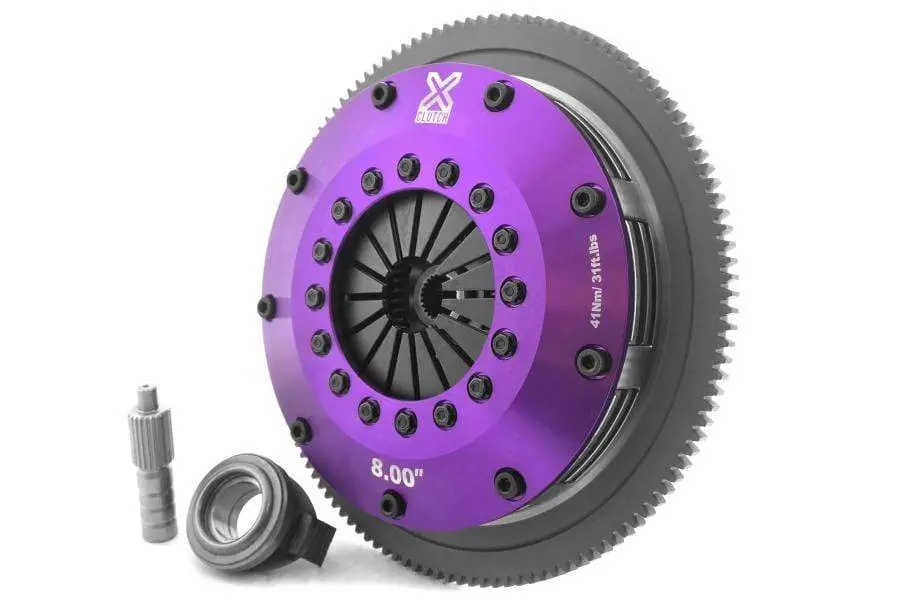 Xclutch Twin Disc Clutch Kit Sprung W/ Flywheel Subaru Wrx 2006+ 1