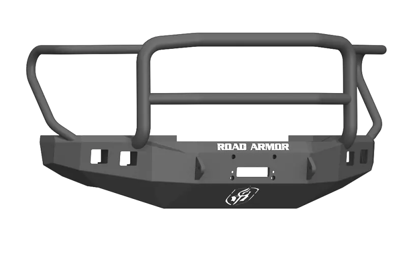 Road Armor Stealth Front Winch Bumper With Lonestar Guard For 2017–2020 Ford F-250 — Textured Black 1