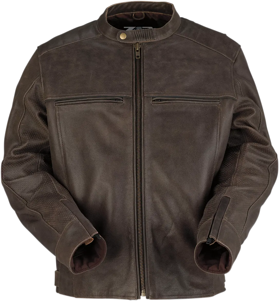 Z1R Indiana Motorcycle Jacket — Brown, Size Xl (Model 2810-3404) 1