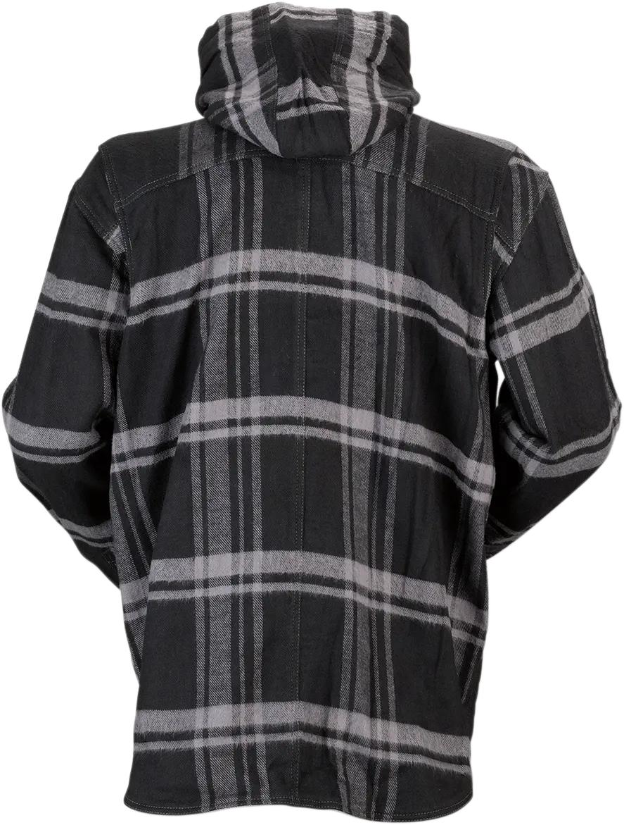 Z1R Timber Flannel Riding Shirt – Black/Gray Plaid, Size 4Xl (Model 3040-2838) 1