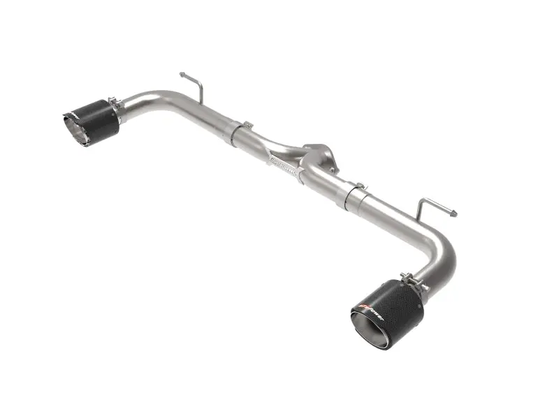 Afe Takeda 2-1/2In 304 Ss Axle-Back Exhaust W/ Carbon Fiber Tips 14-18 Mazda 3 L4 2.0L/2.5L 1