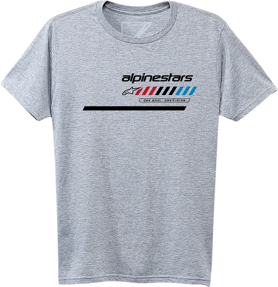 Alpinestars Plus Gray Cotton T-Shirt – Large (Model 1230721081026L) 1