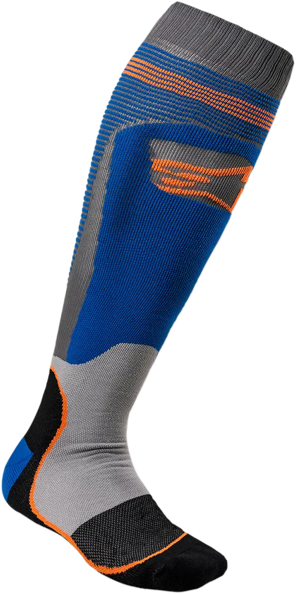 Alpinestars Mx Plus 1 Motocross Socks – Blue/Orange, Size Large/2Xl (Model 4701820-7042L2X) 1