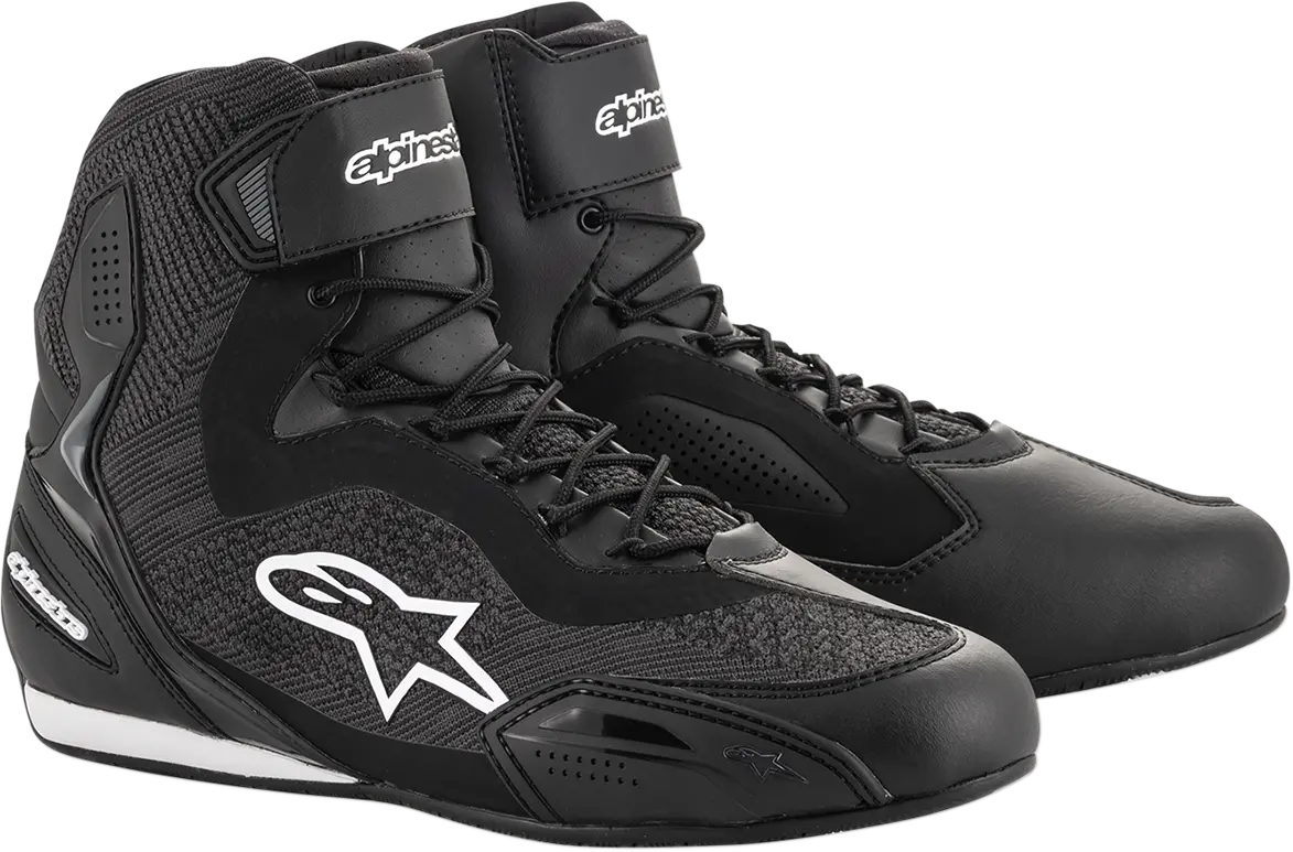 Alpinestars Faster-3 Rideknit Motorcycle Riding Shoes – Black (Us Size 12) 1