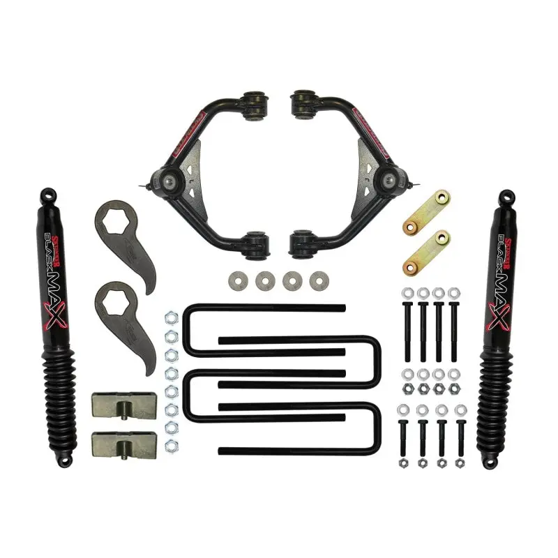 Skyjacker Uca Lift Kit – 3 To 3.5 Inches For 2011–2019 Gm 2500Hd/3500Hd (2Wd/4Wd), Includes Rear Black Max B8500 Shocks 1