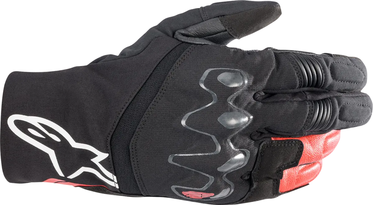 Alpinestars Hyde Xt Drystarxf Waterproof Motorcycle Gloves – Black & Bright Red, Size Large 1