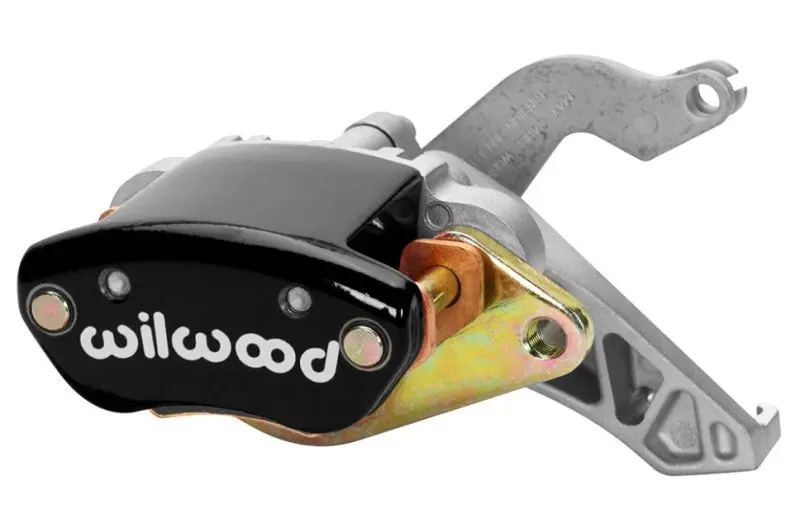 Wilwood Mc4 Mechanical Caliper – Left-Hand Mount, Black With Logo, 1.19" Piston, 0.81" Disc Diameter 1