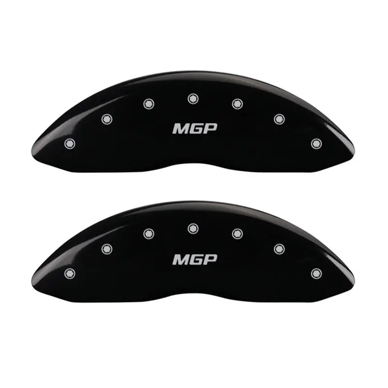 Mgp Engraved Front Caliper Covers – Black Finish With Silver Accent, Fits Select Models 1