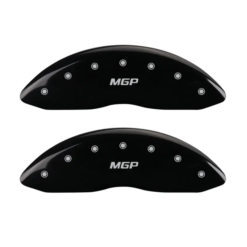 Mgp Engraved Front And Rear Caliper Covers — Matte Black Finish With Silver Highlighting 1