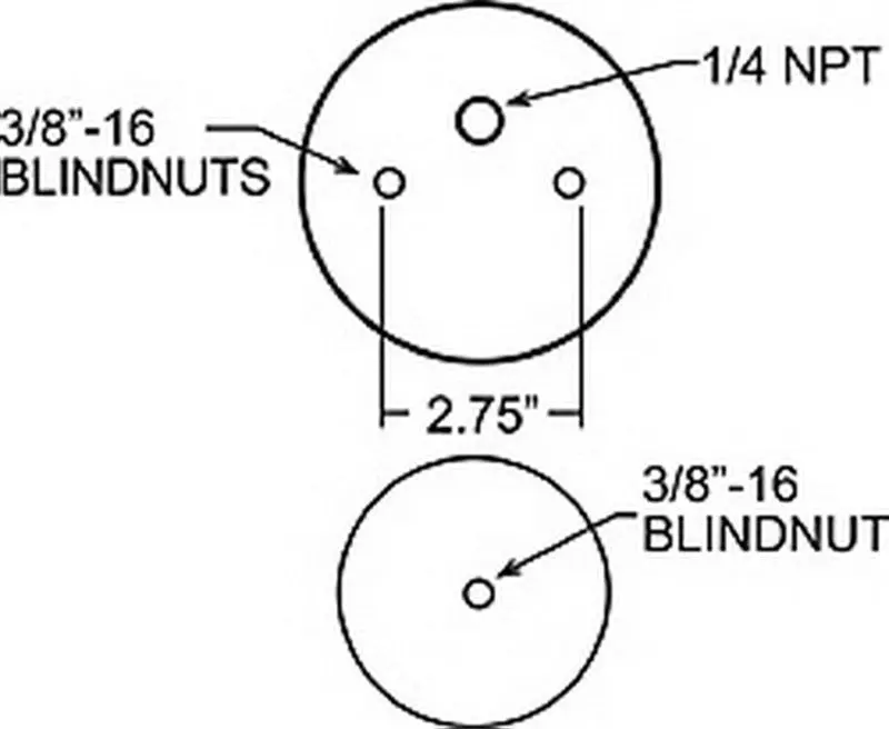 Firestone Ride-Rite Replacement Bellow 110/70 239Mm (For Pn 2162 / 2312 / 2222 / 2165) (W217609002) 1