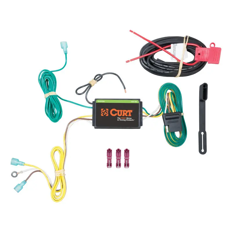 Curt Custom Vehicle-Specific Wiring Harness For 2015–2019 Lincoln Mkc (4-Way Flat) 1