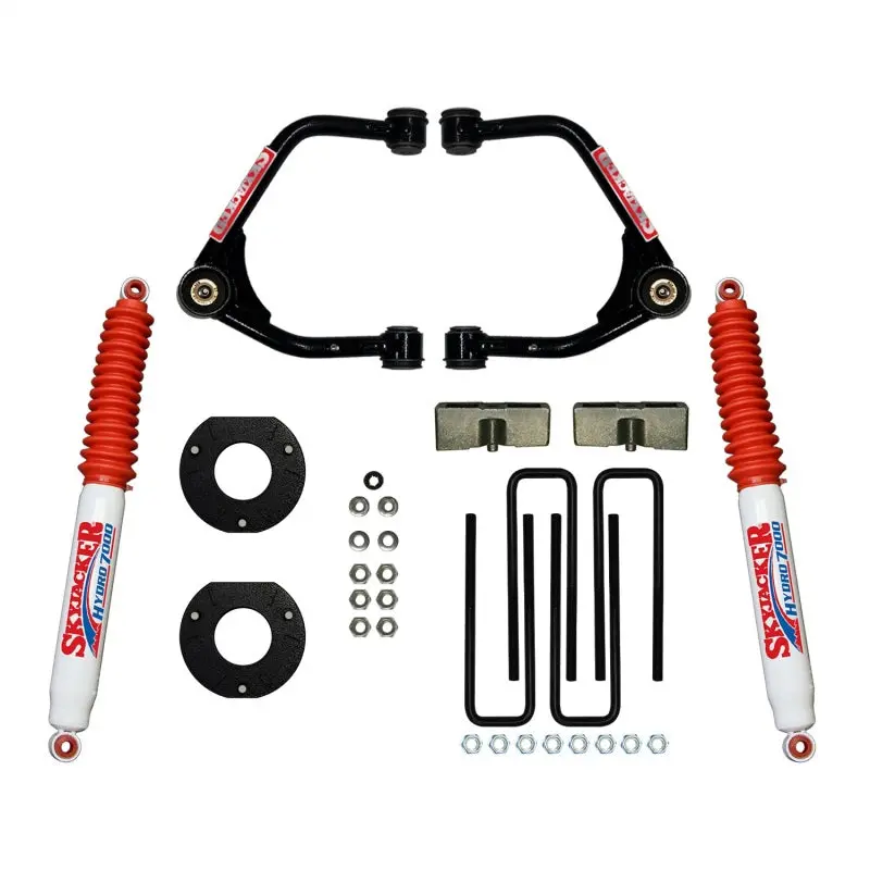 Skyjacker 3.5-Inch Lift Kit With Rear Hydro7000 Shocks For 2019–2021 Gmc Sierra 1500 Crew Cab Short Bed 1