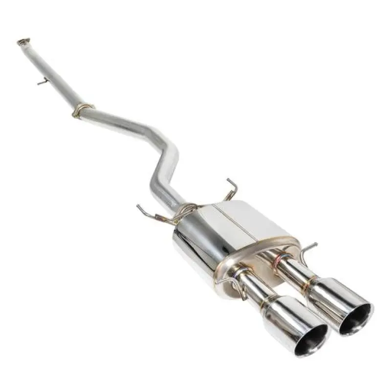 Remark Cat-Back Exhaust System – 2017 Honda Civic Si Sedan, Stainless Steel, Dual-Wall Tip (Non-Resonated) 1