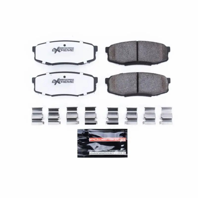 Power Stop Z36 Truck & Tow Brake Pads With Hardware – Rear Axle For 2008–2011 Lexus Lx570 1