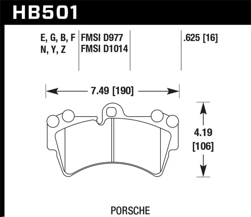 Hawk Hps Street Front Brake Pads – Optimized For Daily Driving & Light Performance Use On Porsche Models 1