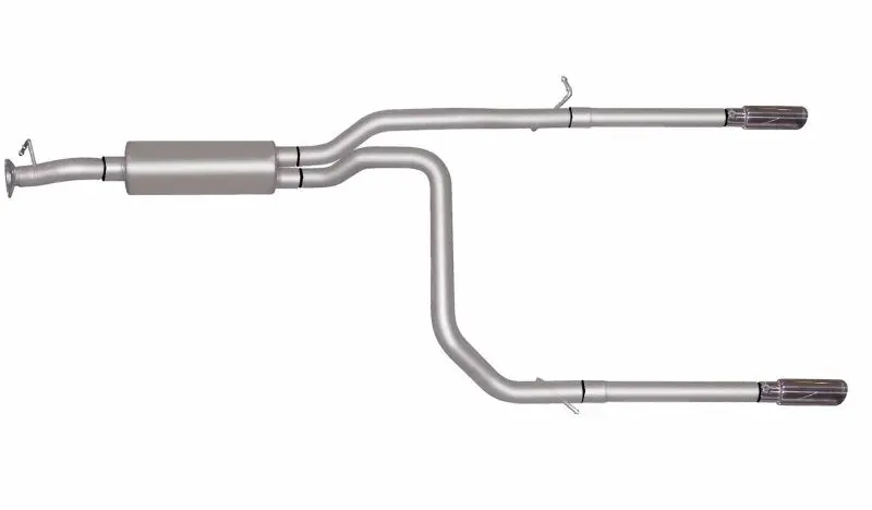 Gibson Stainless Steel Cat-Back Dual Exhaust System For 2000–2005 Chevrolet Astro Base 4.3L – 2.5-Inch Diameter 1