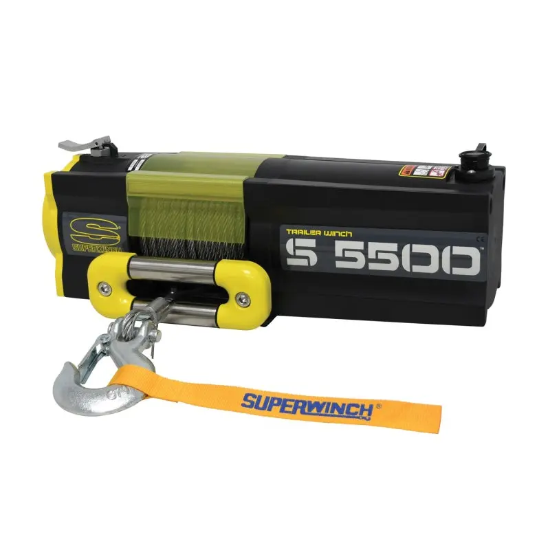 Superwinch 5500 Lbs 12 Vdc 7/32In X 60Ft Steel Rope S5500 Winch 1