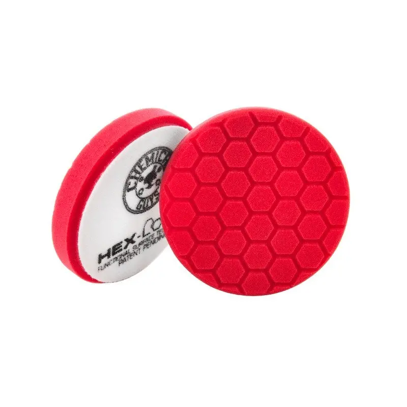 Chemical Guys Hex Logic Self-Centering Ultra-Fine Finishing Pad – Red, 5.5-Inch Diameter (P12) 1