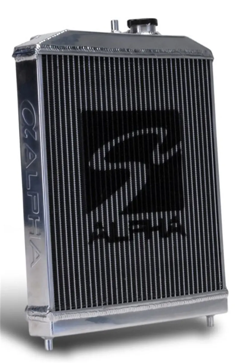 Skunk2 Alpha Series Half-Size Dual-Core Radiator — Manual Transmission — For 1992–2000 Honda Civic 1