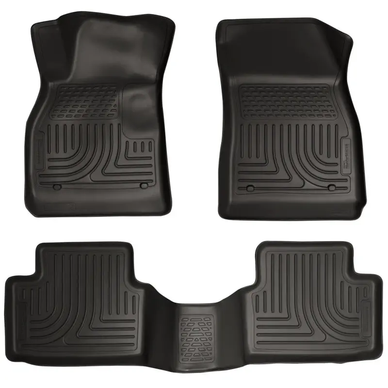 Husky Liners Weatherbeater Floor Mats For 2013 Chevrolet Malibu – Front & Second-Row, Black 1