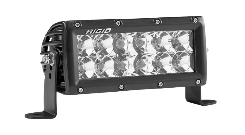 Rigid Industries E-Series 6-Inch Led Light Bar – Spot/Flood Combo Beam Pattern 1