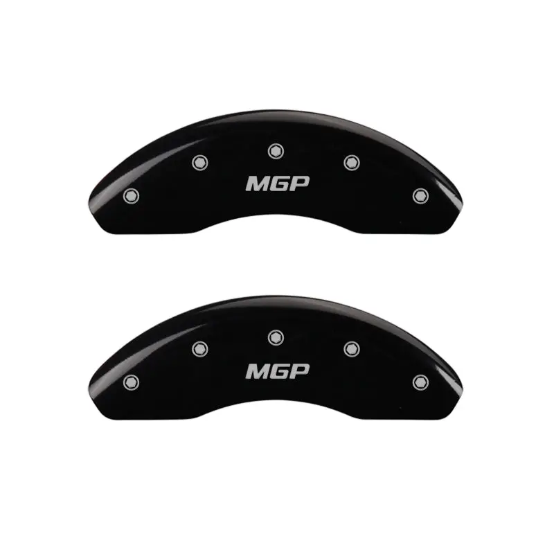 Mgp 4 Caliper Covers Engraved Front & Rear Mgp Black Finish Silver Char 2017 Hyundai Veloster 1