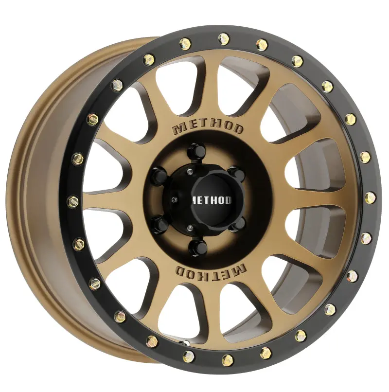 Method Mr305 Nv Bronze-And-Black Street-Loc Wheel: 18X9, -12Mm Offset, 6X139.7Mm, 108Mm Cb 1
