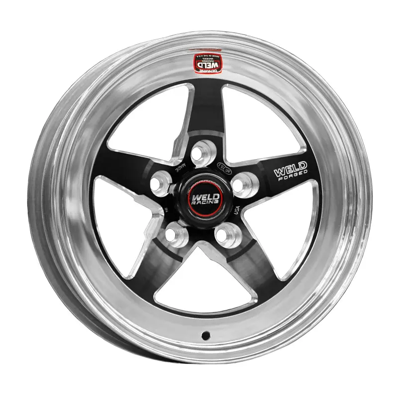 Weld S71 Lightweight Black Aluminum Wheel – 15×3.5", 5×4.5" Bolt Pattern, 1.63" Backspace (Non-Beadlock) 1