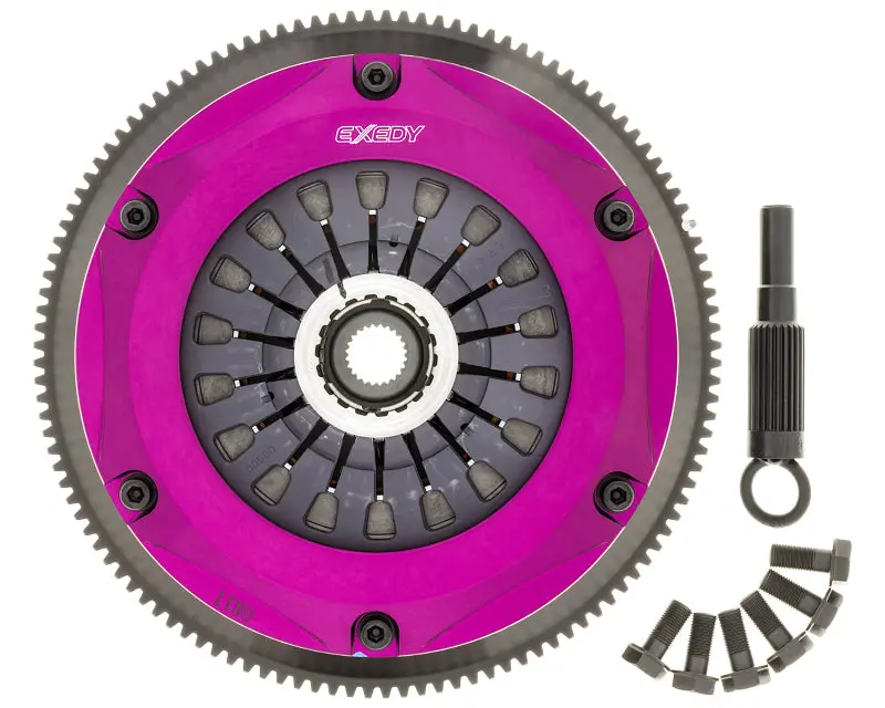 Exedy Hyper Twin Cerametallic Clutch Disc For 1993–1994 Nissan Skyline Gt-R R32 (L6, Pull-Type, Sprung Center) 1