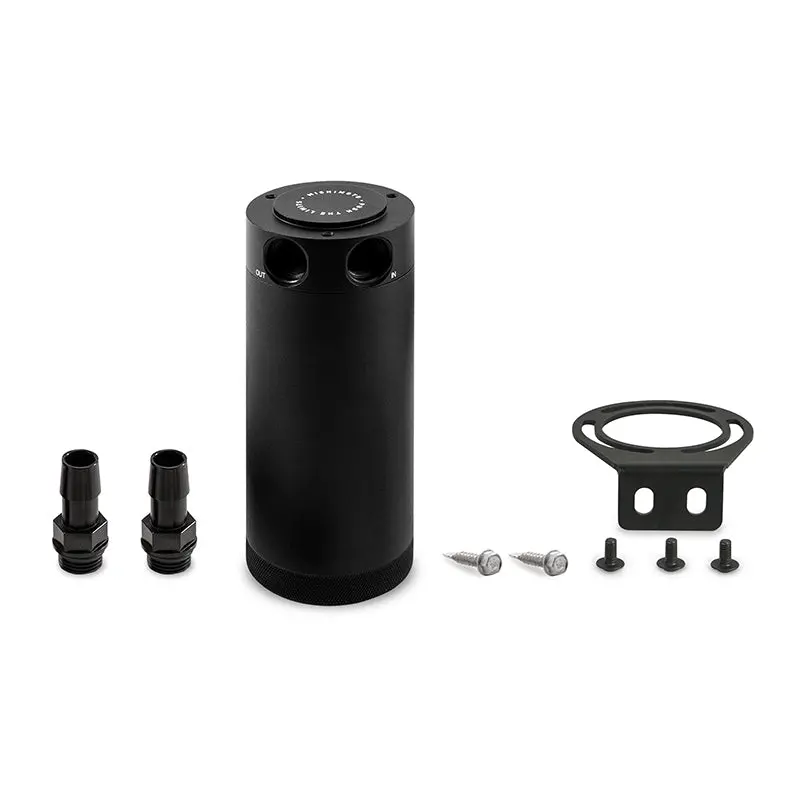Mishimoto 2-Port Universal Xl Baffled Oil Catch Can — Matte Black 1