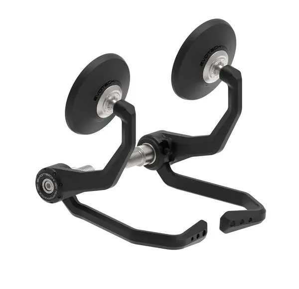 Evotech Bar End Mirrors With Integrated Brake & Clutch Lever Protectors – Yamaha Compatible 1