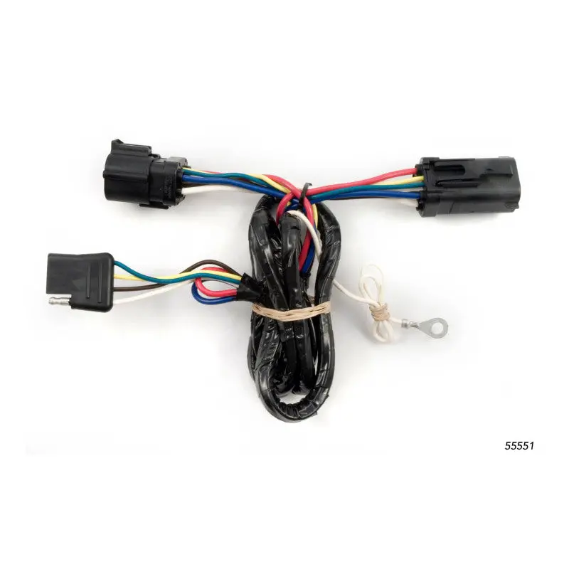Curt Custom 4-Way Flat Trailer Wiring Harness For 2004 Ford F-150 1