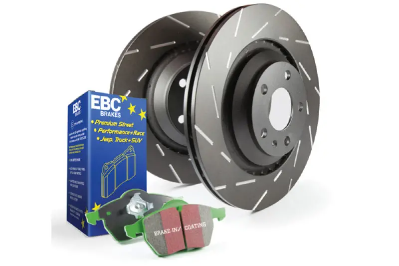 Greentuff Stage 2 Brake Kit Featuring Usr Rotors – Compatible With 2000+ Models 1