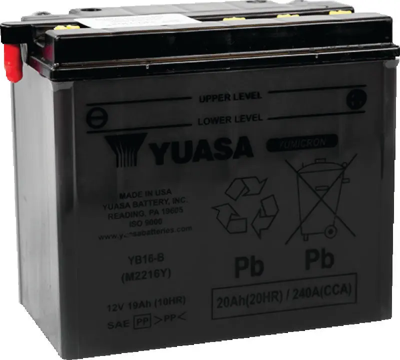 Yuasa Yb16-B 12V Yumicron Motorcycle Battery 1