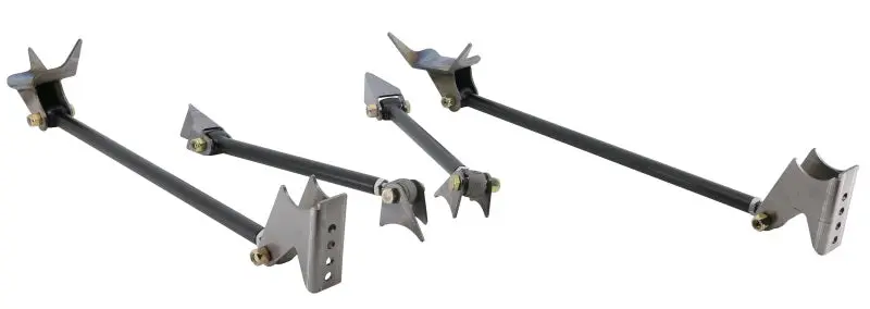 Ridetech Universal Triangulated 4-Link Kit – Weld-In Design, Black Powder-Coated Finish 1