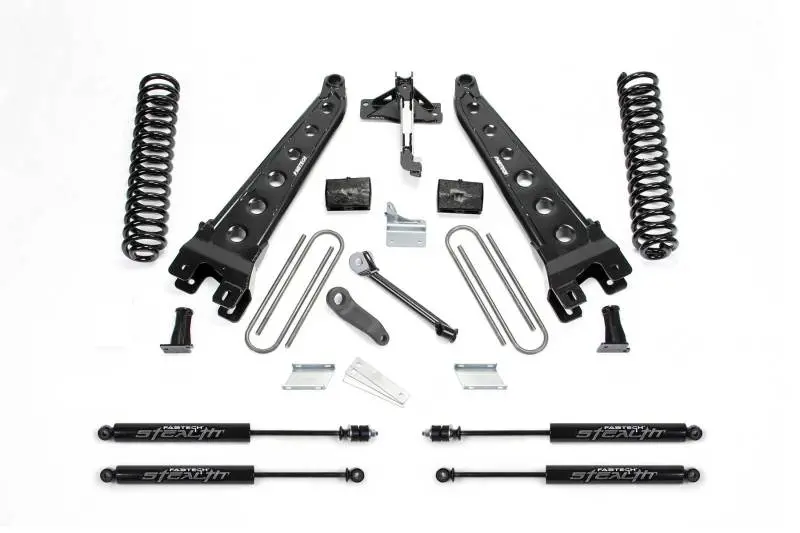 Fabtech 6-Inch Radius Arm Lift System – Includes Stealth Shocks, Fits 2008–2016 Ford F-250 4Wd 1