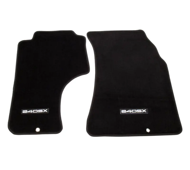 Nrg Custom Floor Mats For 1989–1998 Nissan 240Sx – 2-Piece Set With 240Sx Logo 1