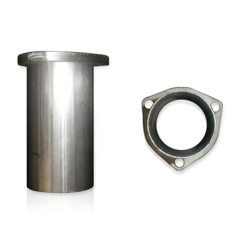 Stainless Works Collector Adapter – 3-Bolt Flange, 3.5-Inch Od Inlet To 3-Inch Od Outlet For Exhaust Fabrication 1