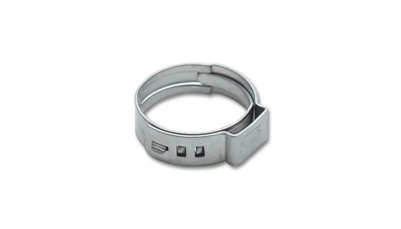 Vibrant One-Ear Stepless Stainless Steel Clamps – 10-Pack, 12.8–15.3Mm Range, 7Mm Band Width 1